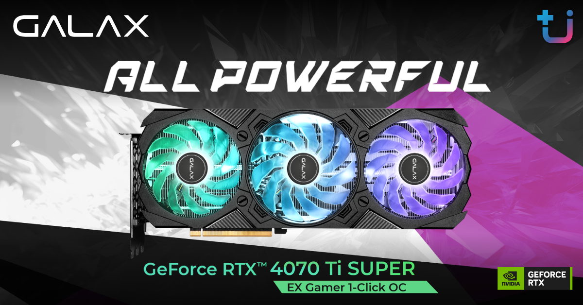 3 pr galax 4070 ti super 0 Ascenti เปิดตัวกันจนครบ GALAX GeForce RTX 40 SUPER Series กราฟิกการ์ดรุ่นใหม่ล่าสุดจาก SUPER Fast. SUPER Powered.