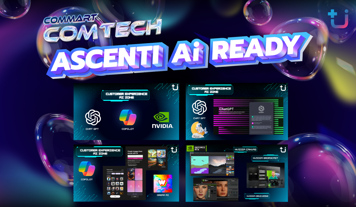 ai ready Ascenti Ai Ready งาน COMMART COMTECH โชว์เทคโนโลยี Ai สุดล้ำ ร่วมทดสอบการ์ดจอ GeForce RTX 40 SUPER Series พร้อมโปรโมชันสุดพิเศษมากมาย