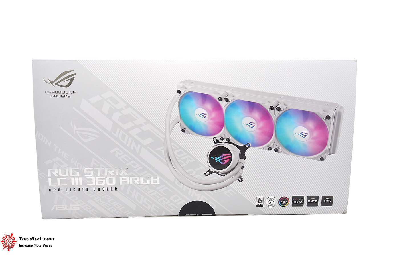 dsc 9053 ROG Strix LC III 360 ARGB White Edition all in one CPU liquid cooler Review