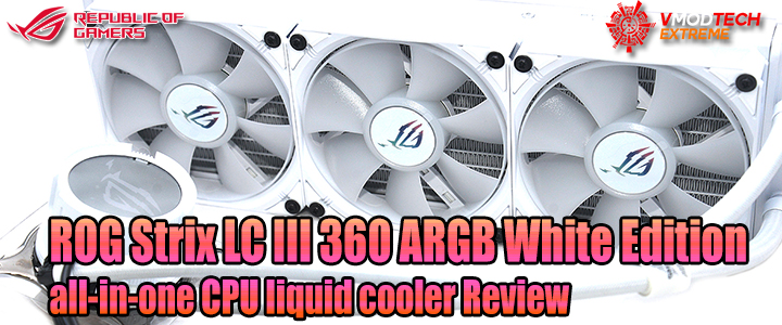 rog strix lc iii 360 argb white edition all in one cpu liquid cooler review ROG Strix LC III 360 ARGB White Edition all in one CPU liquid cooler Review