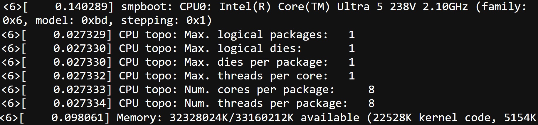 intel core ultra 5 238v lunar lake cpu หลุดซีพียู Intel Core Ultra 5 238V Lunar Lake MX มาพร้อมหน่วยความจำ 32 GB LPDDR5X