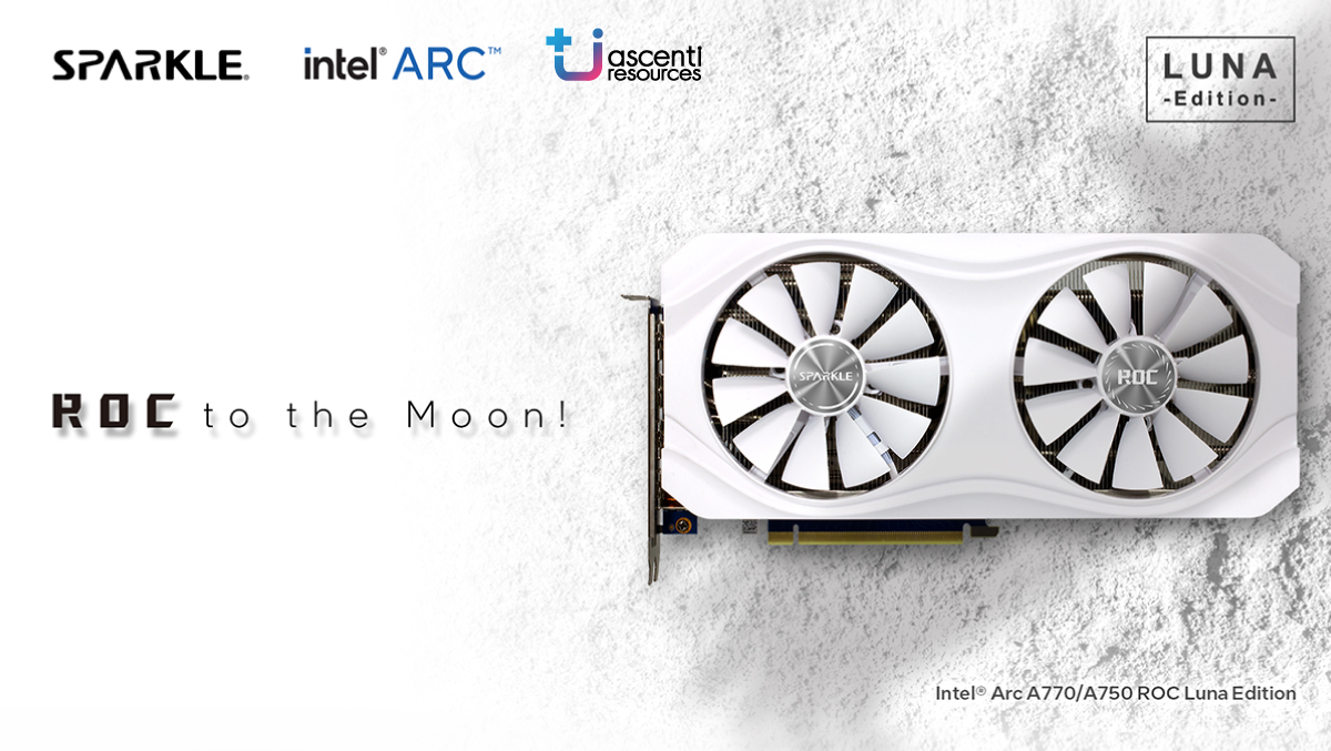 To the Moon ไปกับ SPARKLE Intel Arc ROC Series Luna Edition ซีรีย์ใหม่ล่าสุด Ascenti พร้อมจำหน่ายแล้ว