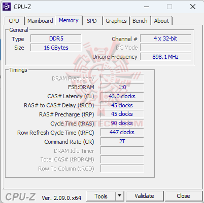 cpuz3 ASUS NUC 14 Pro Review