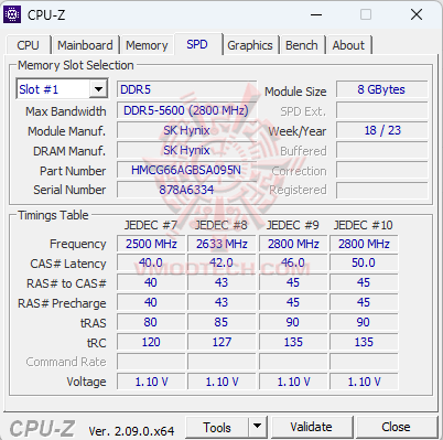 cpuz4 ASUS NUC 14 Pro Review