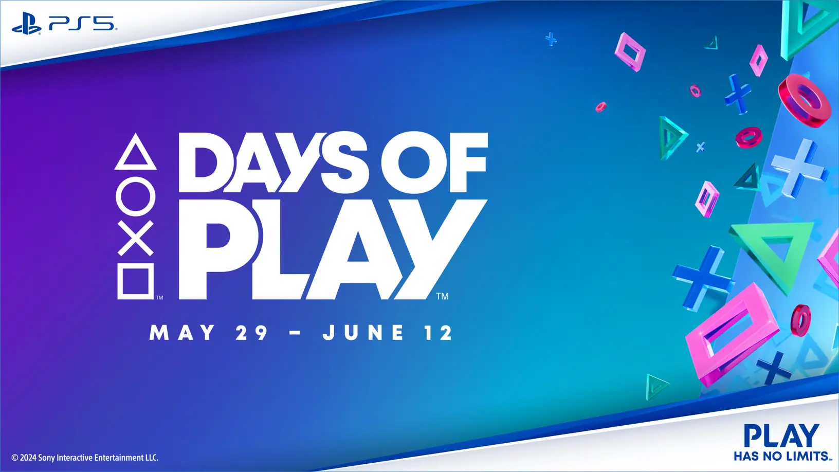  PlayStation เสนอโปรโมชั่นและไฮไลท์แคมเปญ Days of Play 2024