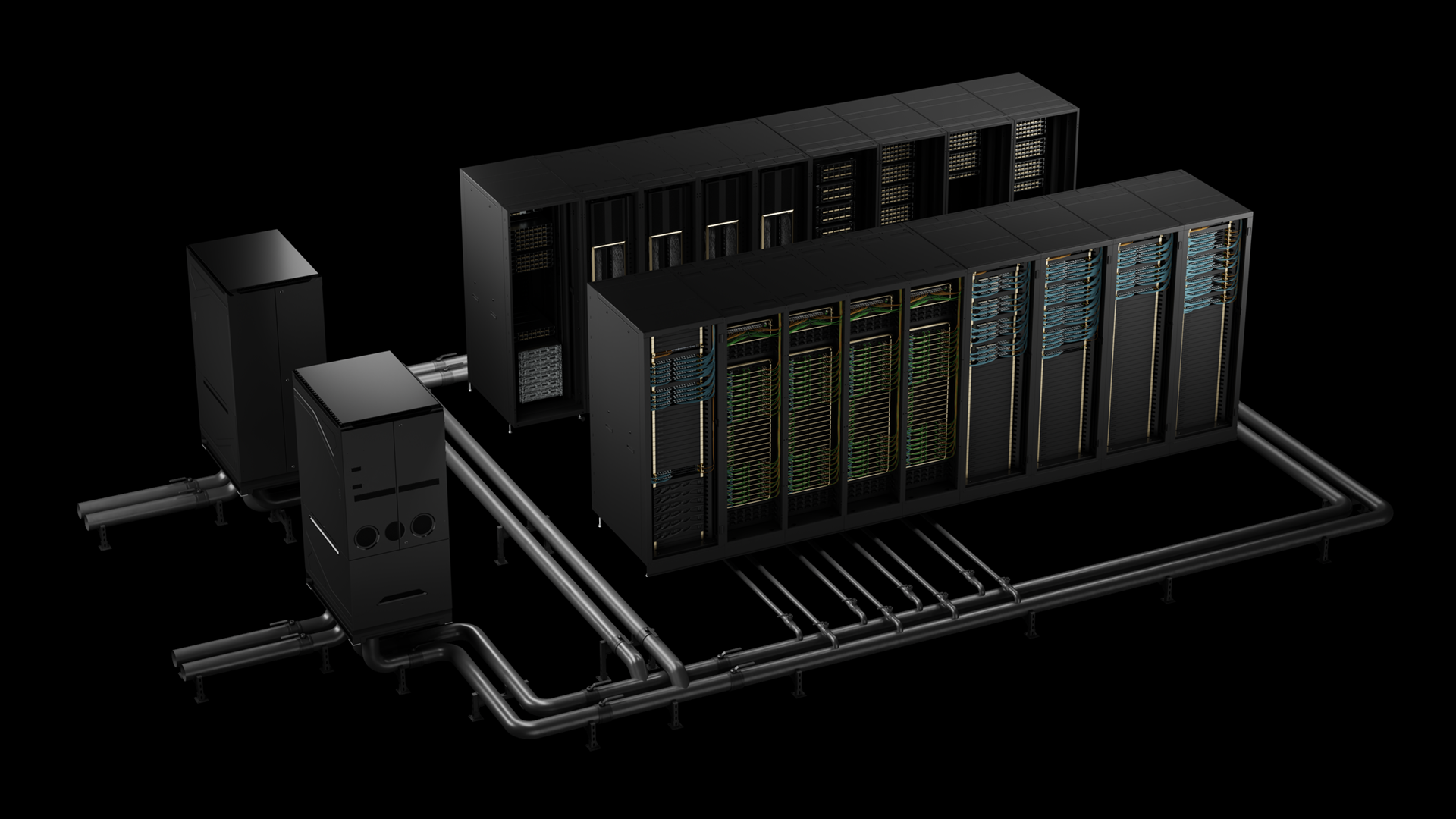 blackwell ai factories ที่งาน Computex 2024 Jensen Huang ผู้ก่อตั้งและซีอีโอของ NVIDIA ได้แจ้งข่าวการเร่งความเร็วซอฟต์แวร์การประมวลผล เครือข่าย และ AI ดังต่อไปนี้