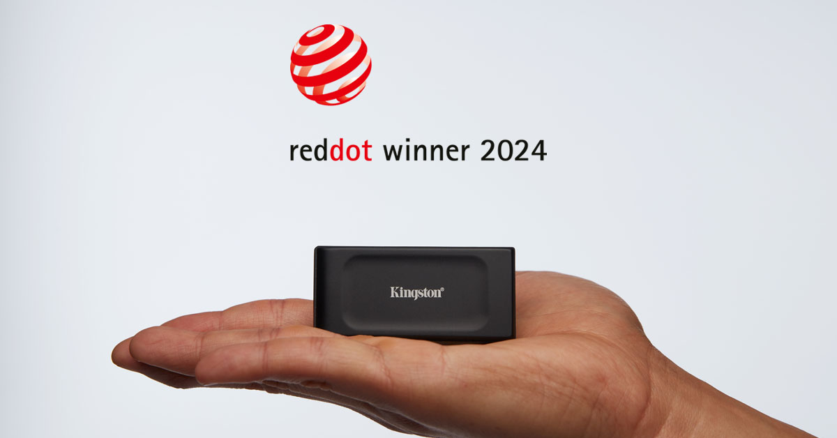 kingston xs1000 external ssd wins 2024 red dot award Kingston XS1000 ผลิตภัณฑ์ SSD แบบพกพา คว้ารางวัล Red Dot Award ประจำปี 2567