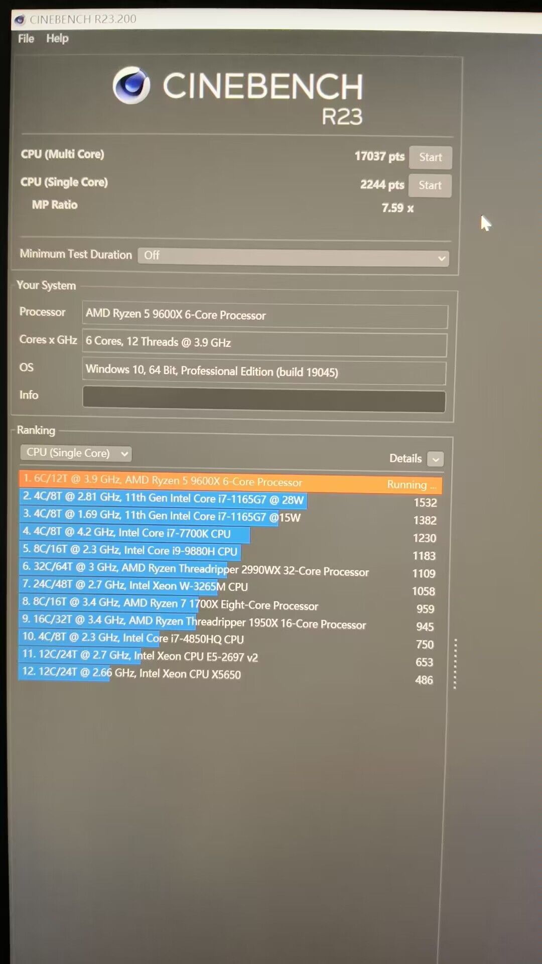 gtajfn4bkaaykoo หลุดผลทดสอบซีพียู AMD Ryzen 9900X, 9700X และ 9600X ในการทดสอบ Cinebench อย่างไม่เป็นทางการ 