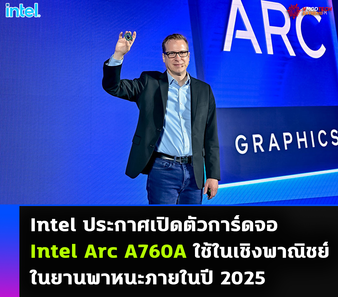 Intel ประกาศเปิดตัวการ์ดจอ Intel Arc A760A สำหรับใช้งานยานยนต์ 