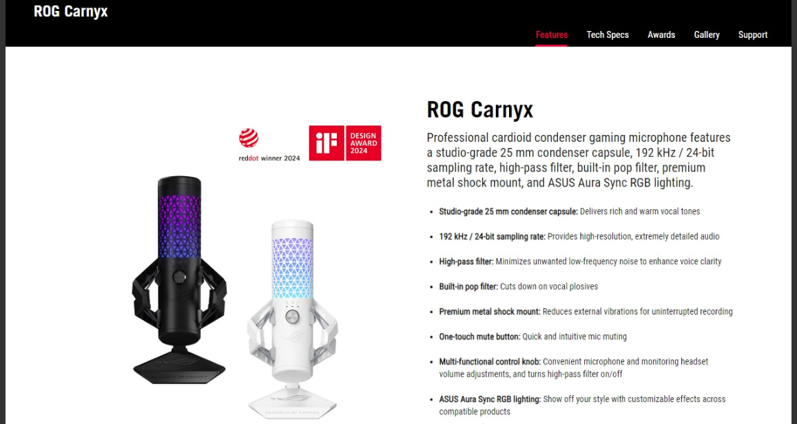 1 ROG Carnyx   Professional Cardioid Condenser Gaming Microphone Review