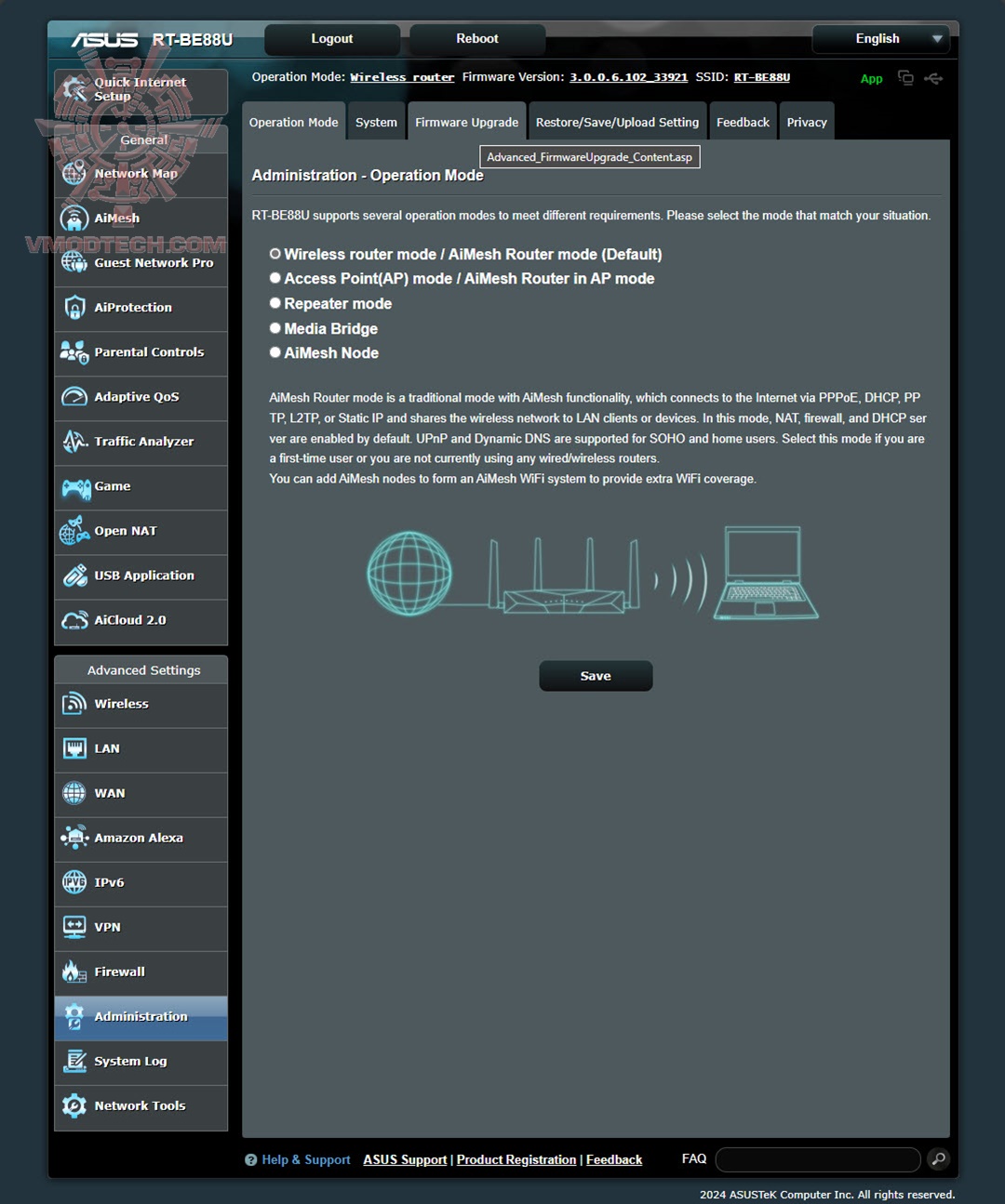 g ASUS RT BE88U Dual band WiFi 7 AiMesh Extendable Performance Router Review