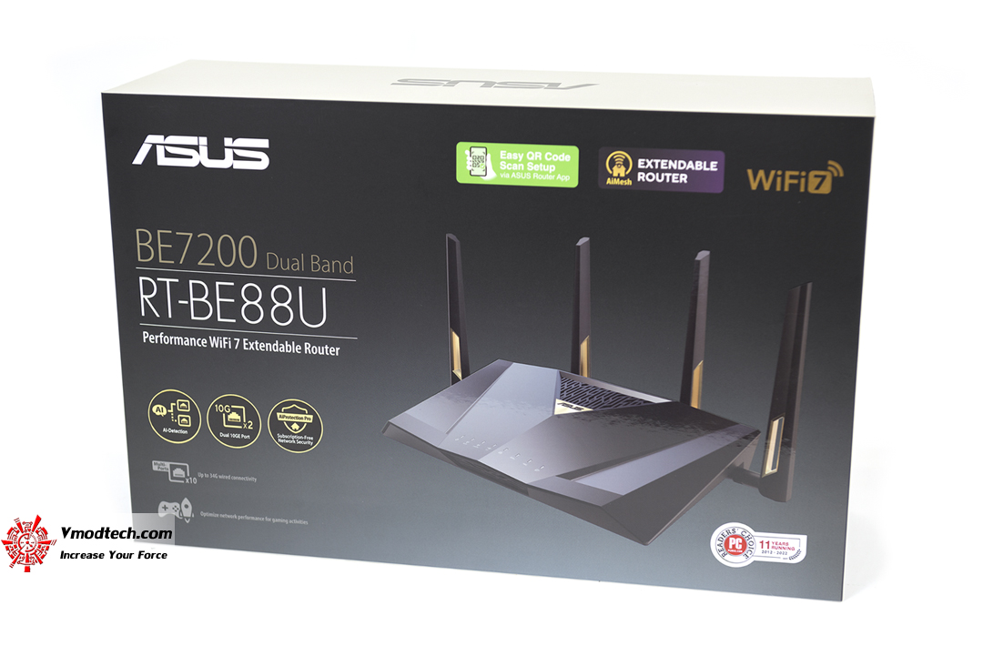 tpp 3637 ASUS RT BE88U Dual band WiFi 7 AiMesh Extendable Performance Router Review