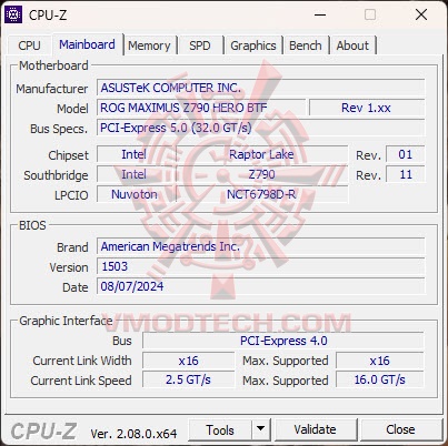 cpu2 ROG MAXIMUS Z790 HERO BTF Review