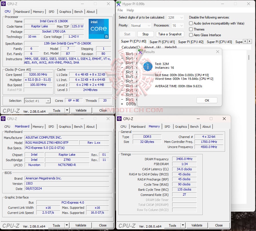 hyperpi ROG MAXIMUS Z790 HERO BTF Review