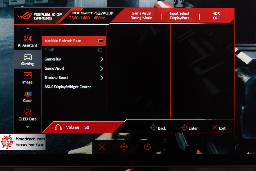 tpp 3804 ROG Swift OLED PG27AQDP gaming monitor 27 inch WOLED panel 480 Hz Review