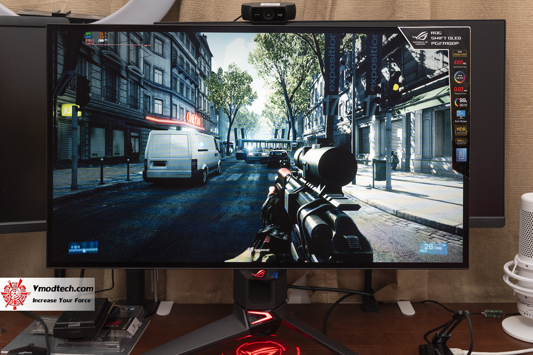 tpp 3800 ROG Swift OLED PG27AQDP gaming monitor 27 inch WOLED panel 480 Hz Review