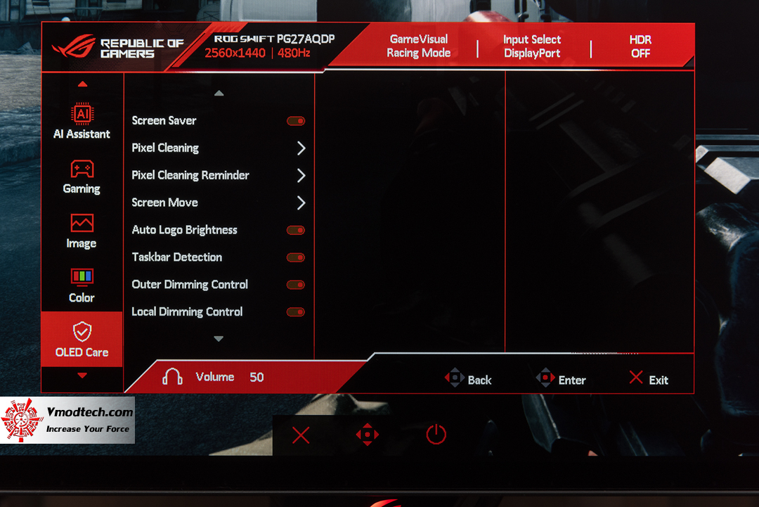 tpp 3807 ROG Swift OLED PG27AQDP gaming monitor 27 inch WOLED panel 480 Hz Review