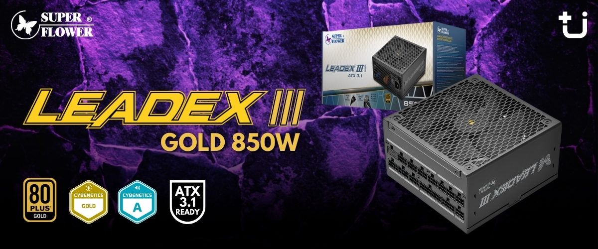 leadex iii gold 850w Ascenti เปิดตัว Super Flower พาวเวอร์ซัพพลายรุ่นใหม่ พร้อมมาตรฐาน Cybernetics ควบคู่ 80PLUS ตอบโจทย์การผู้ใช้งานทุกระดับ ในราคาสุดคุ้ม