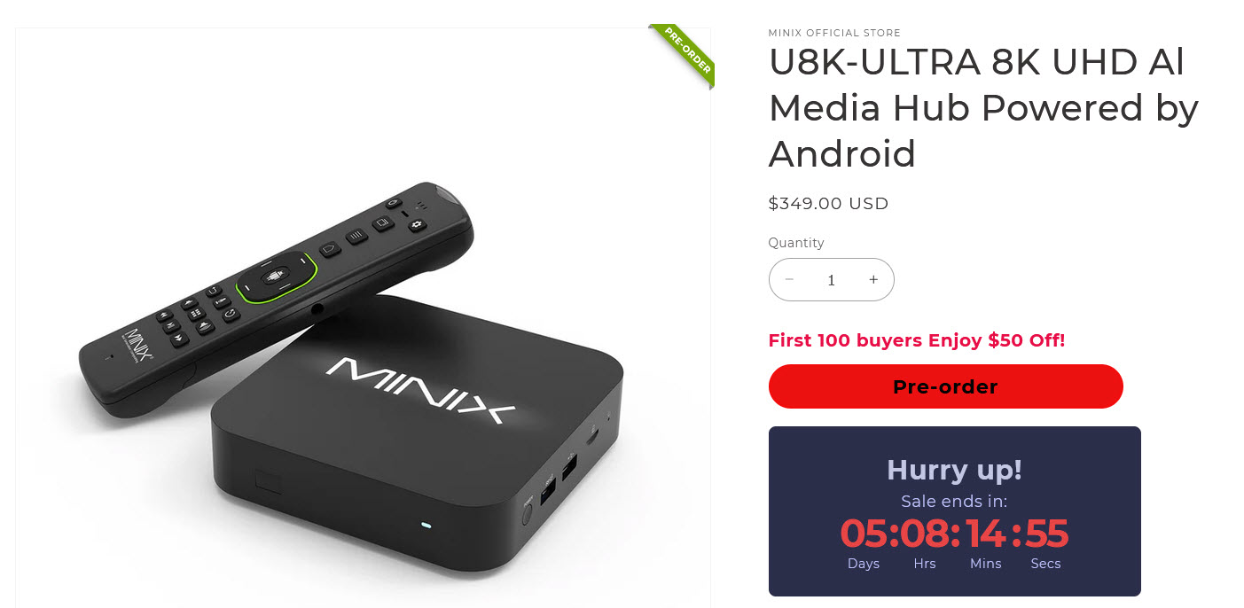 2024 09 15 7 05 33 MINIX เปิดตัว U8K ULTRA 8K UHD Al Media Hub Powered by Android ฮับมีเดีย AI สุดล้ำที่อัพสเกลภาพให้คมชัดระดับ 8K 