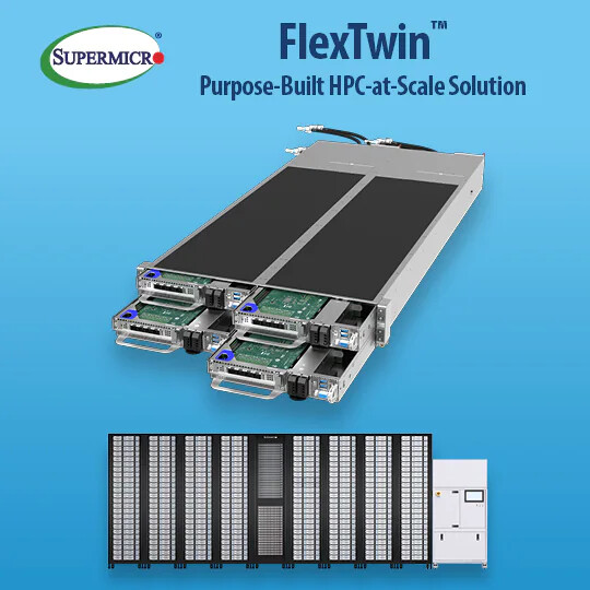 Supermicro ประกาศเปิดตัวเซิร์ฟเวอร์ระบายความร้อนด้วยของเหลว FlexTwin Multi-Node รุ่นใหม่ล่าสุด