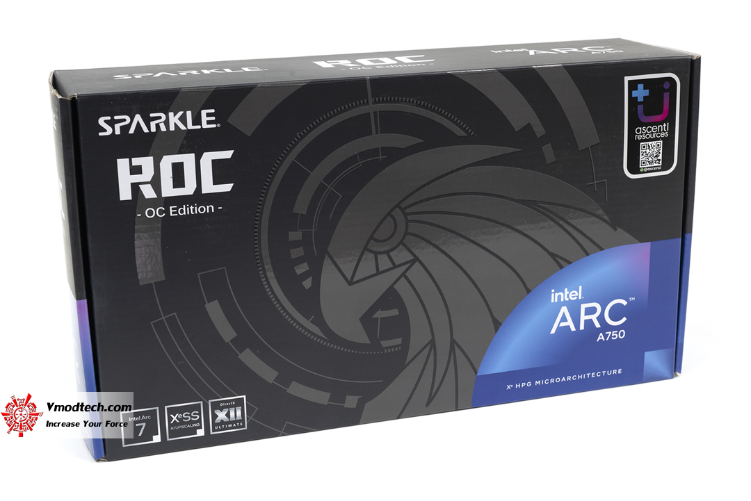 tpp 3676 Sparkle ARC A750 ROC OC Edition 8GB GDDR6 Black Review