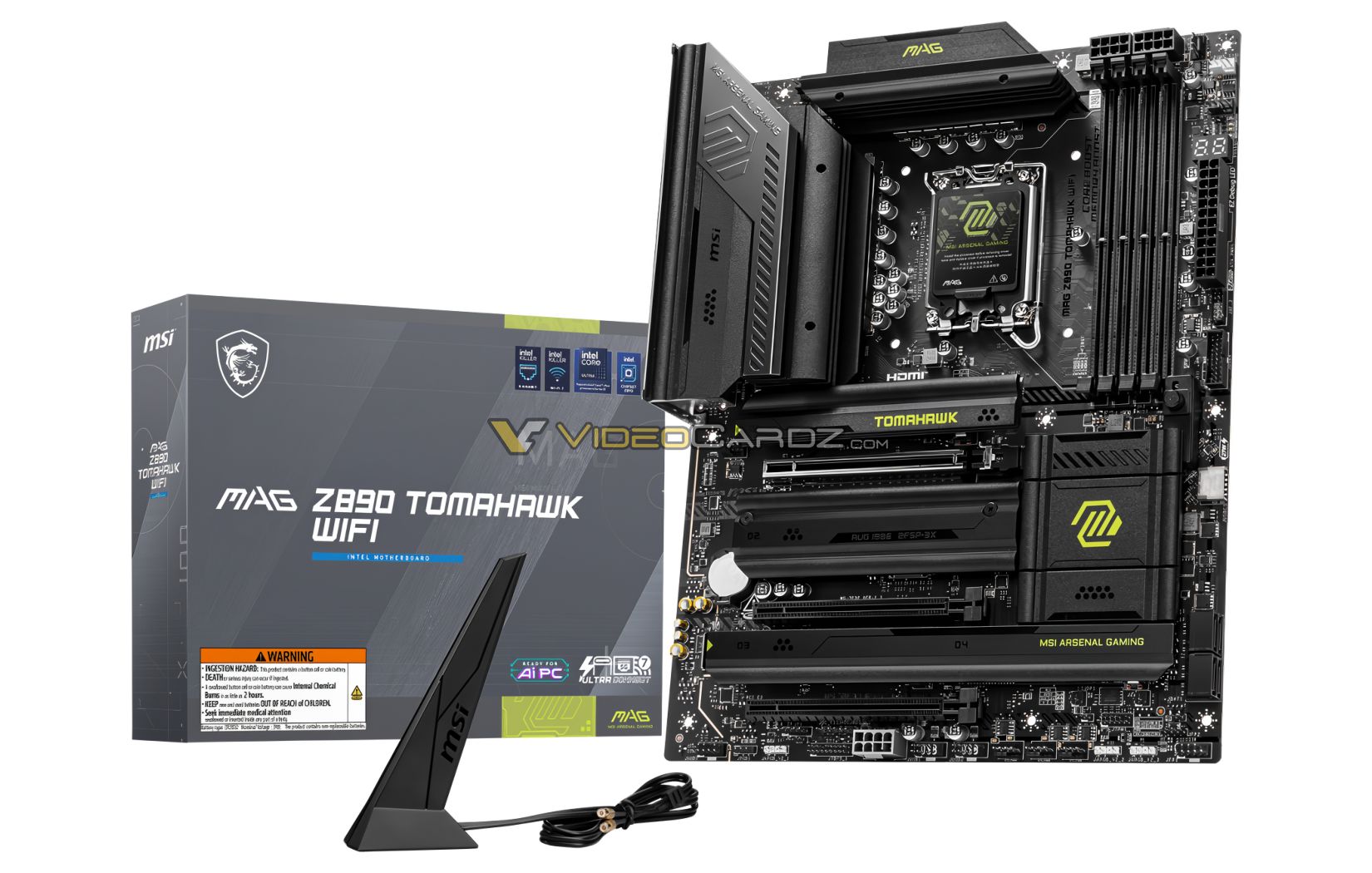 msi mag z890 tomahawk 1 หลุดภาพเมนบอร์ด MSI Z890 รุ่นใหม่ก่อนเปิดตัวอย่างเป็นทางการ