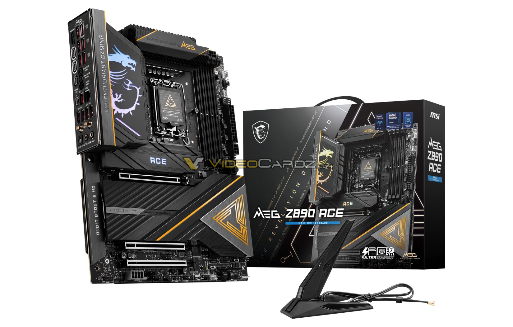 msi meg z890 ace 1 หลุดภาพเมนบอร์ด MSI Z890 รุ่นใหม่ก่อนเปิดตัวอย่างเป็นทางการ