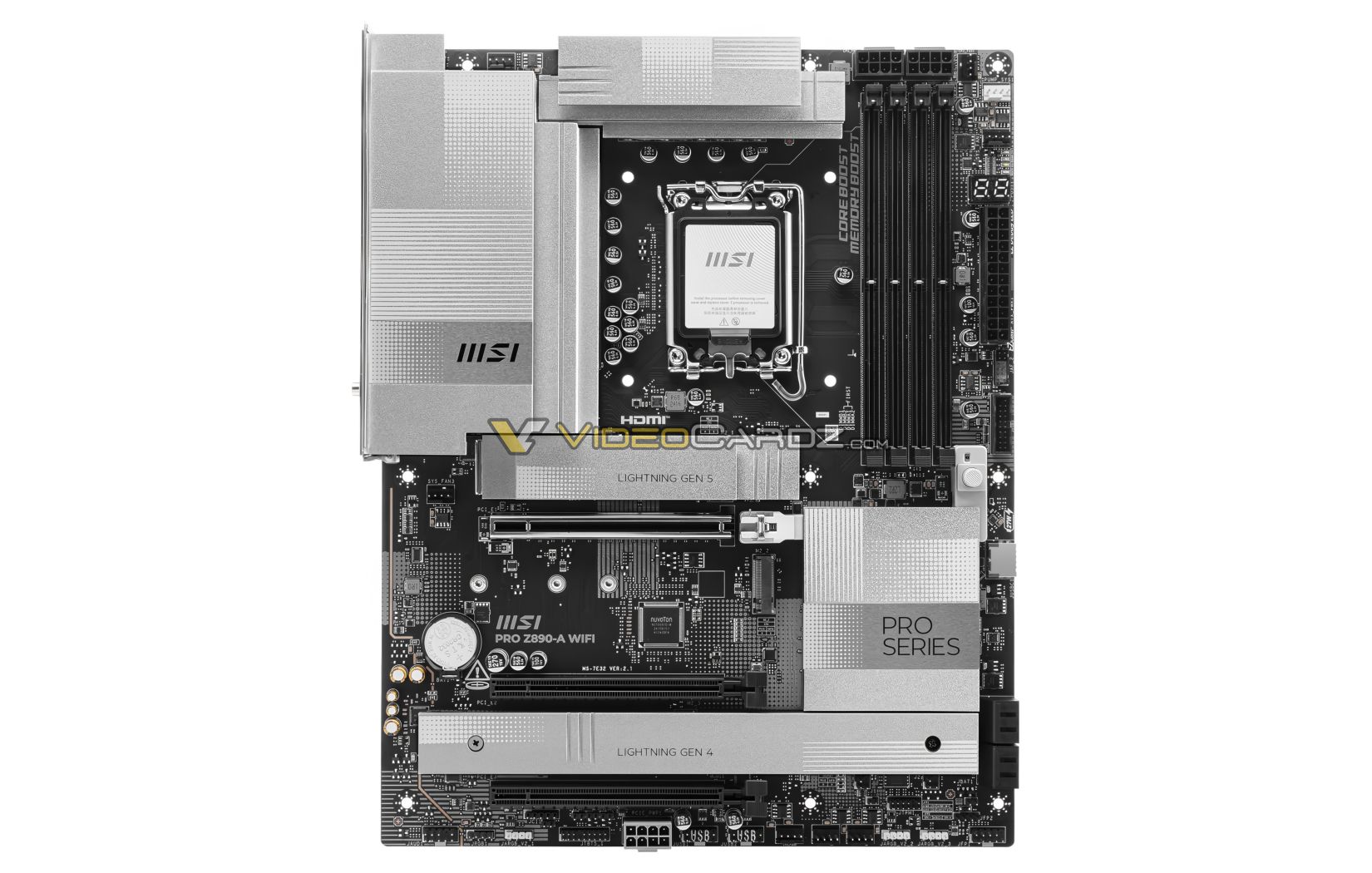 msi z890 4 หลุดภาพเมนบอร์ด MSI Z890 รุ่นใหม่ก่อนเปิดตัวอย่างเป็นทางการ