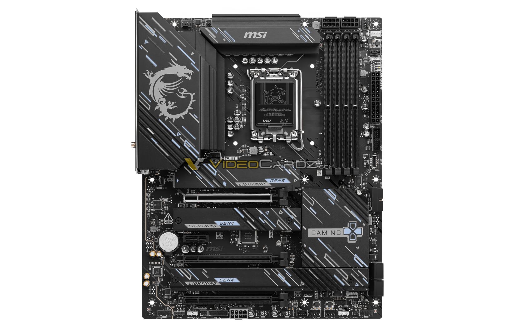 msi z890 5 หลุดภาพเมนบอร์ด MSI Z890 รุ่นใหม่ก่อนเปิดตัวอย่างเป็นทางการ