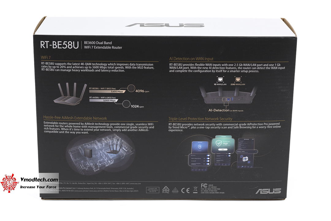 tpp 3876 ASUS RT BE58U Dual band BE3600 WiFi 7 Review