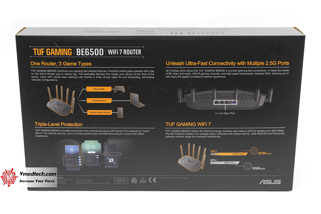 tpp 3933 TUF Gaming BE6500 Dual Band WiFi 7 Extendable Gaming Router Review