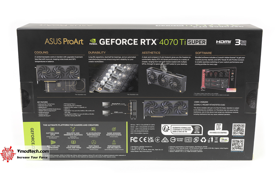 tpp 3893 ProArt GeForce RTX™ 4070 Ti SUPER 16GB GDDR6X OC Edition Review