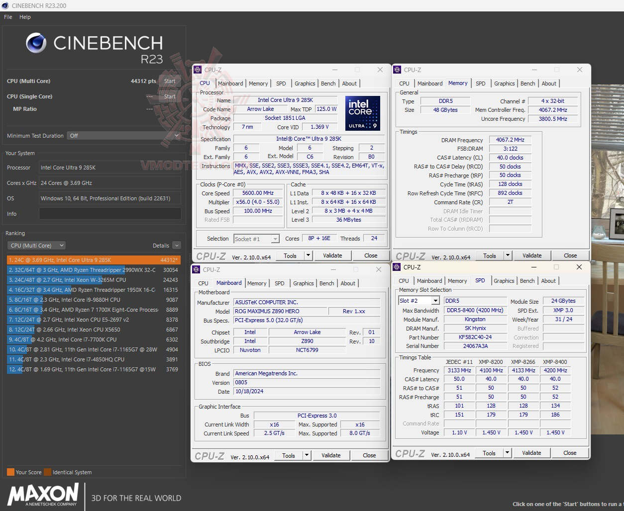 c23 oc Intel Core Ultra 9 285K PROCESSOR REVIEW 