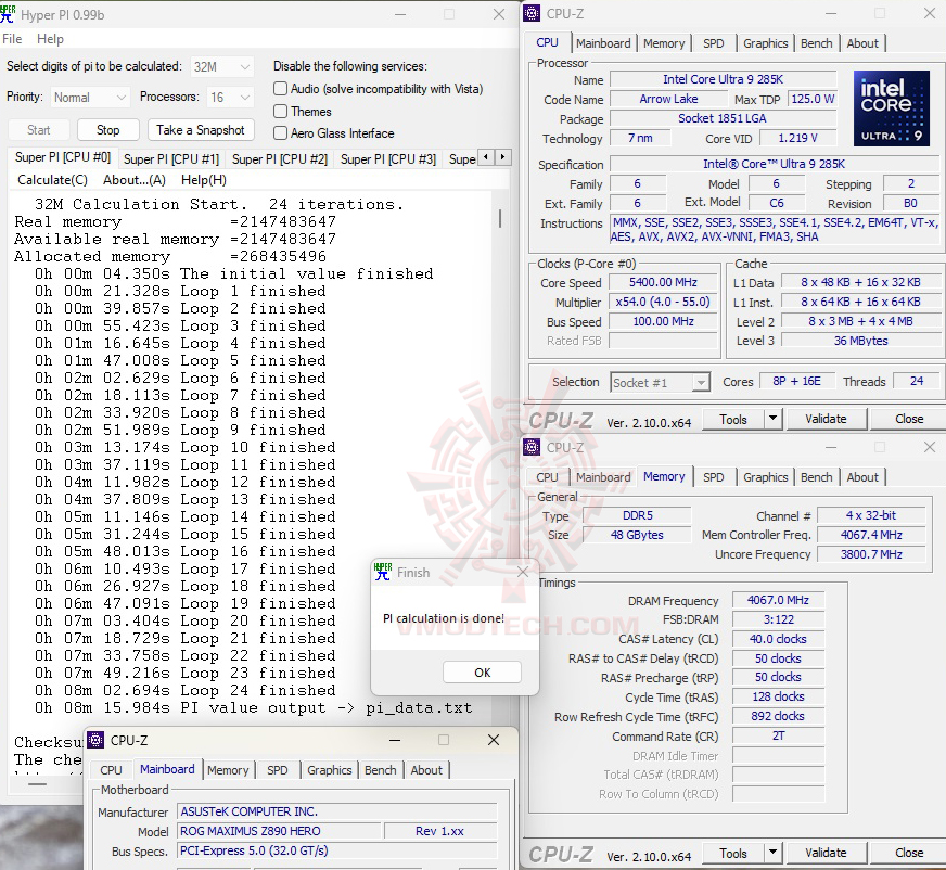 h32 Intel Core Ultra 9 285K PROCESSOR REVIEW 