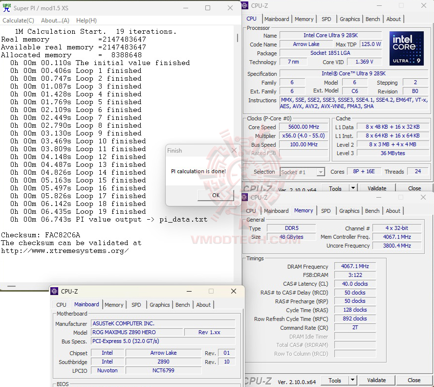 s1 oc Intel Core Ultra 9 285K PROCESSOR REVIEW 