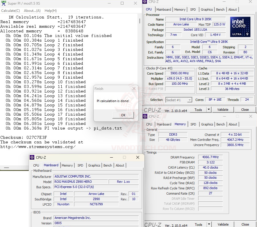 s1 oc59 Intel Core Ultra 9 285K PROCESSOR REVIEW 