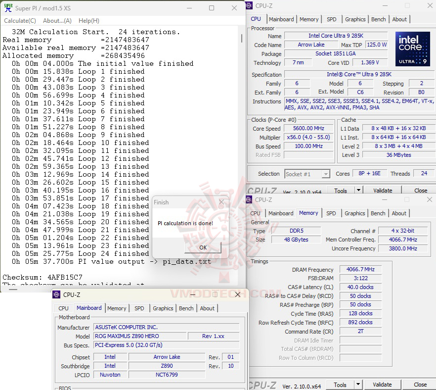 s32 oc Intel Core Ultra 9 285K PROCESSOR REVIEW 