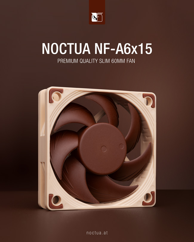 Noctua เปิดตัวพัดลม NF-A6x15 60 มม. และชุดสายเคเบิลแยก NA-SC1 Sx2 รุ่นใหม่ล่าสุด