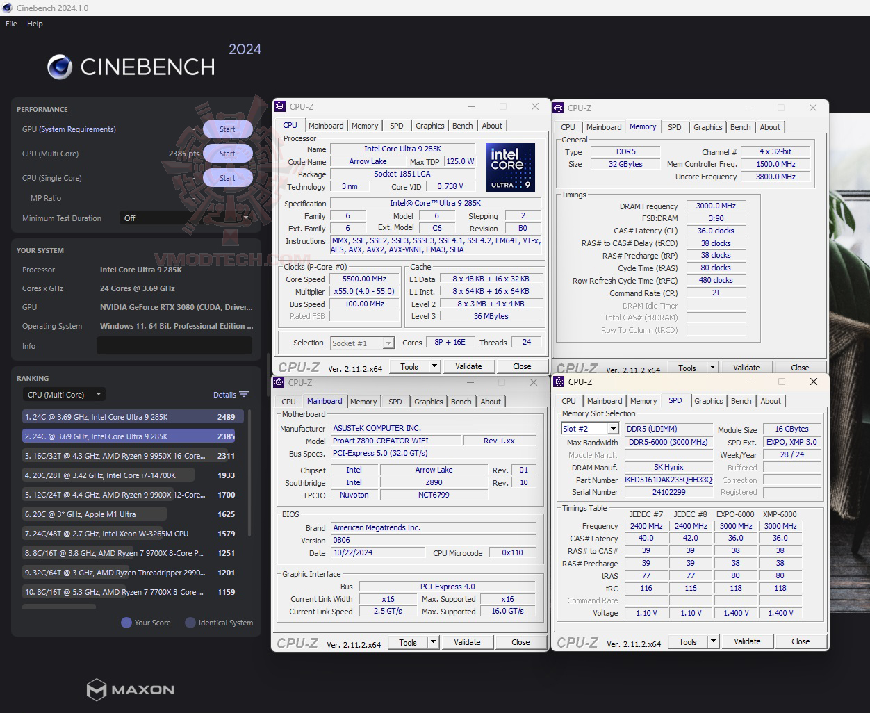 c24 HIKSEMI FUTURE U100 RGB DDR5 6000 16GBX2 REVIEW