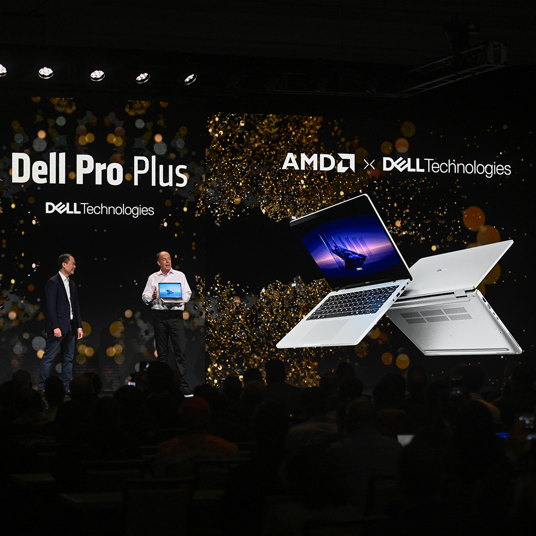 AMD และ Dell ร่วมมือกันเปิดตัวผลิตภัณฑ์ Dell Pro PC เครื่องแรกที่ขับเคลื่อนประสิทธิภาพการประมวลผลบนโปรเซสเซอร์ AMD Ryzen AI