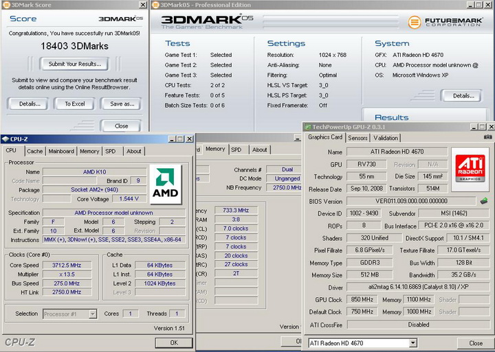 3dmark05r sempron 140 : New SingleCore 45nm AM3 CPU