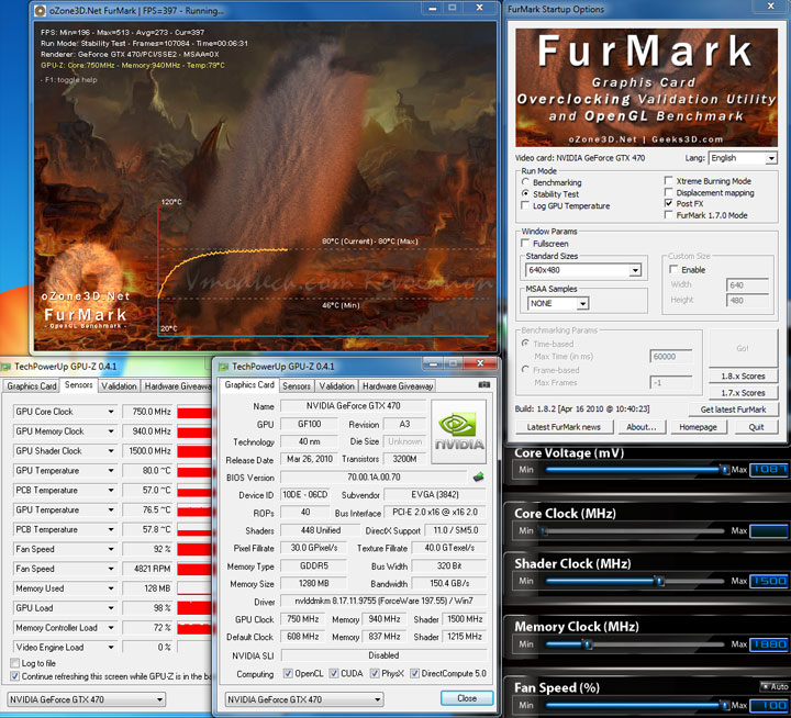 fur oc resize EVGA Geforce GTX470 Overclocking Review