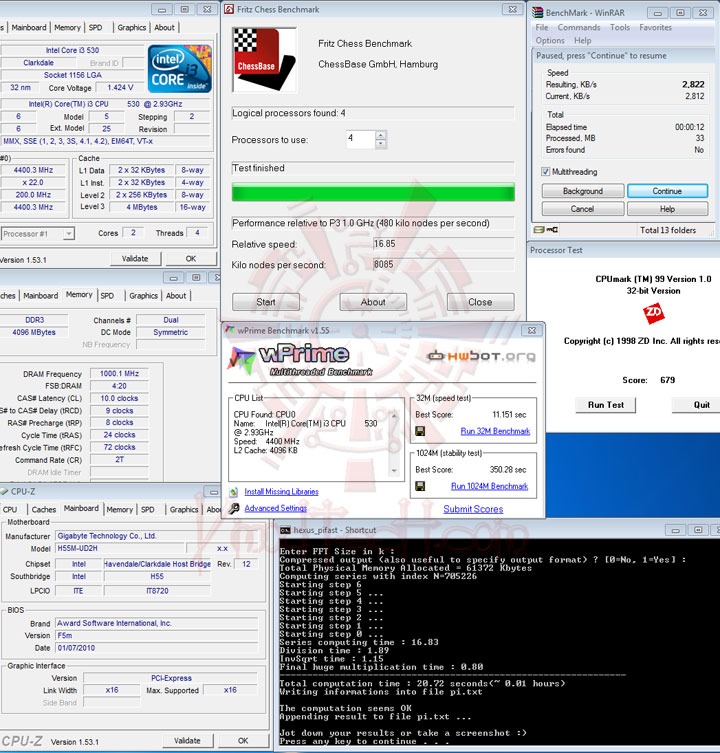 v 2 GIGABYTE GA H55M UD2H : Review