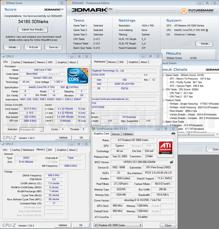 05 1 XFX ATI Radeon HD5870 DX11 Graphic Card Review (CrossfireX) 