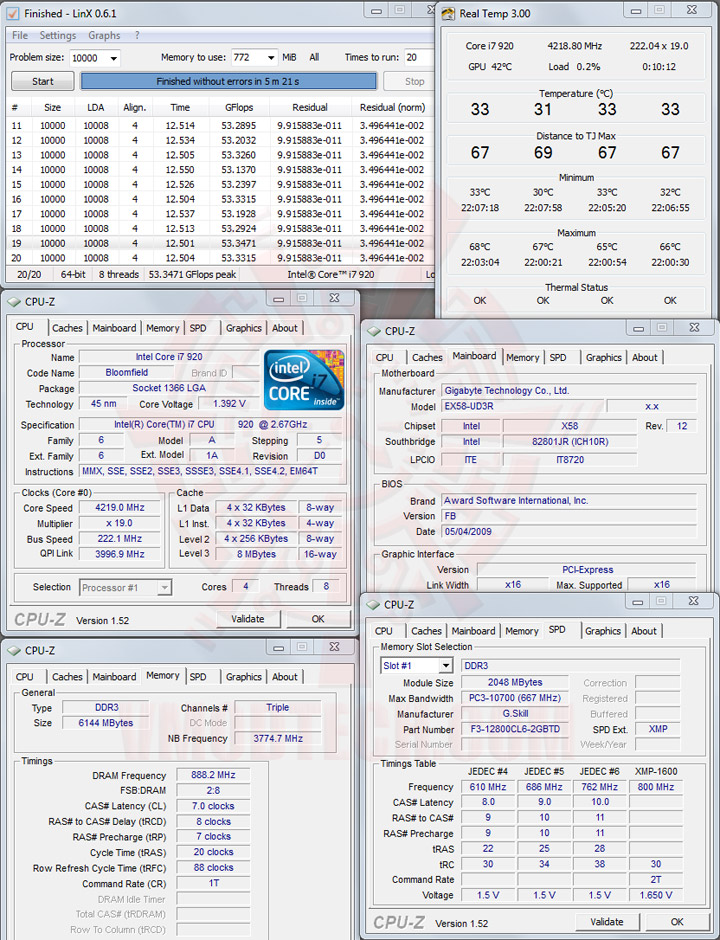 ex58 ud3r linx GIGABYTE EX58 UD3R