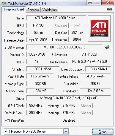 211 hd4890 gpuz info1 มวยถูกคู่ คนดูถูกใจ HD4890 เจอ GTX275