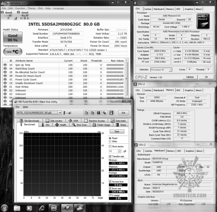 23 ssd intel hdtune read 2376 02 720x705 OCZ Vertex2 SSD SATAII 120GB