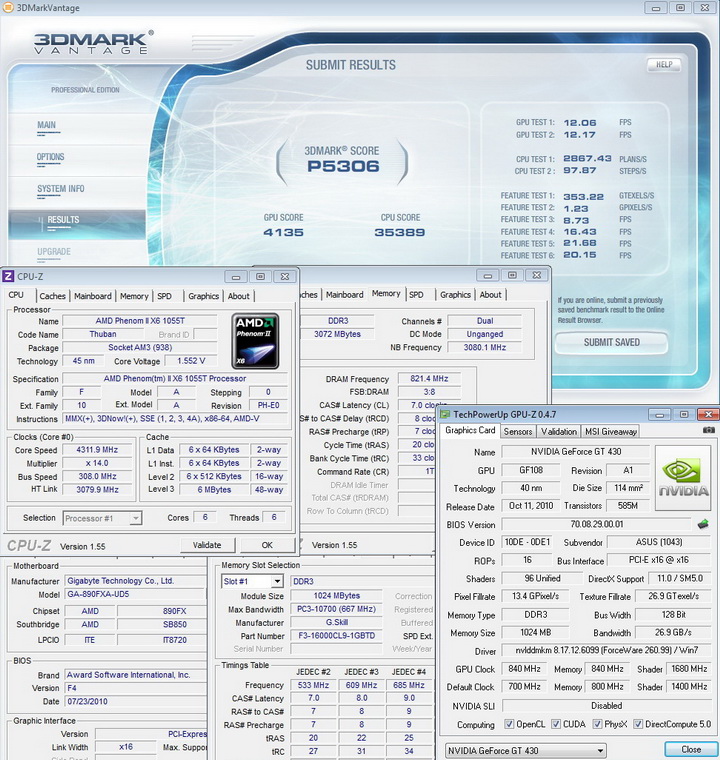 840 840 16801 ASUS ENGT430 1GB DDR3