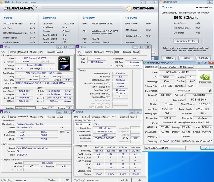 default1 ASUS ENGT430 1GB DDR3