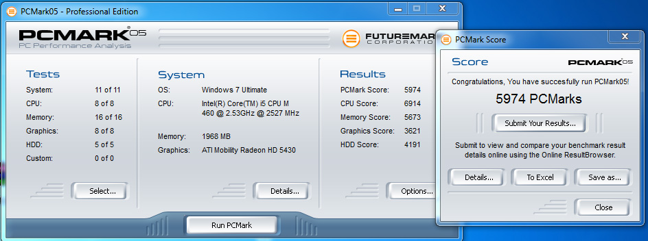 pcm05 Review : Fujitsu Lifebook LH 530
